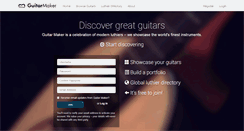 Desktop Screenshot of guitarmaker.com