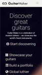 Mobile Screenshot of guitarmaker.com